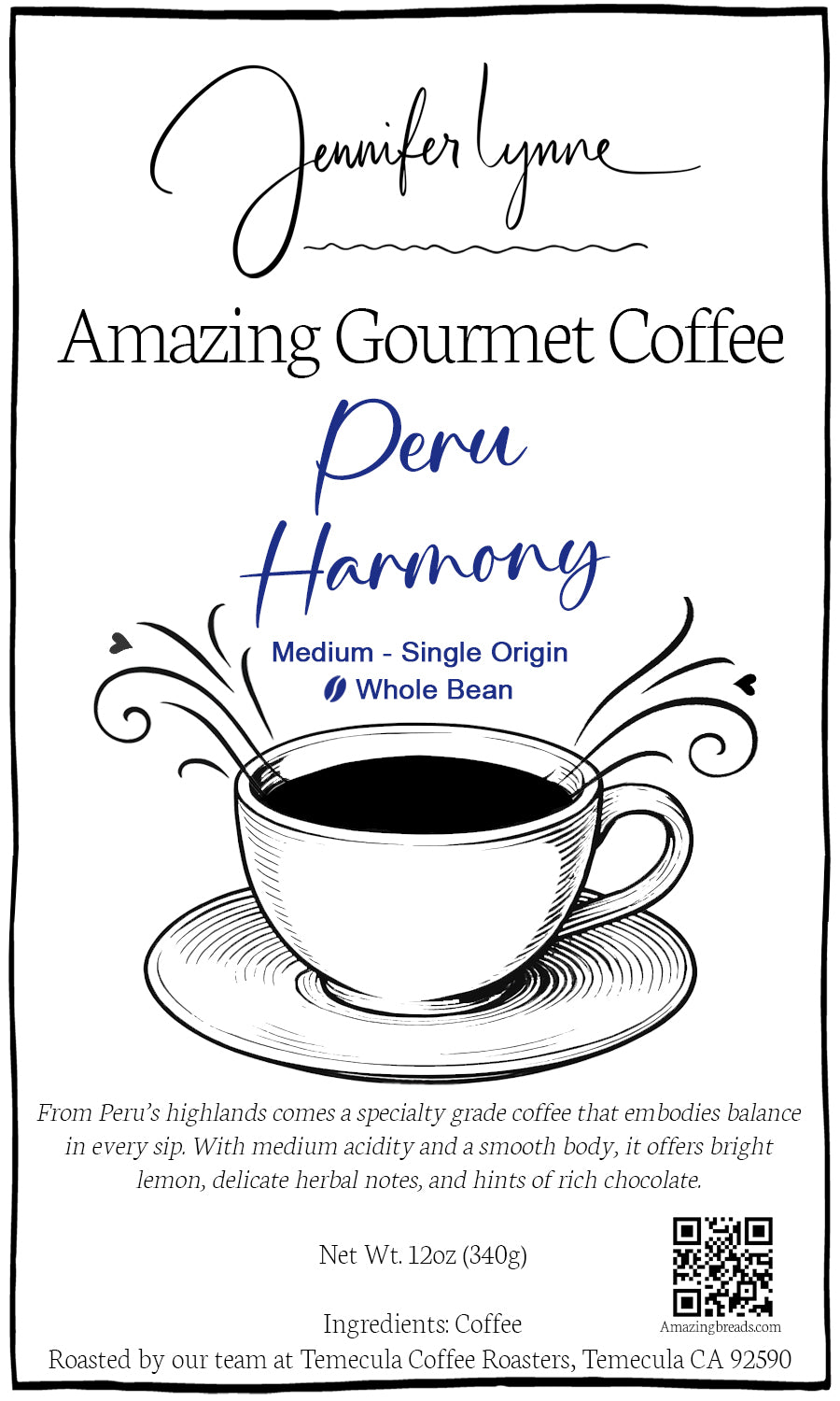 Peru Harmony - Medium Roast, Single Origin