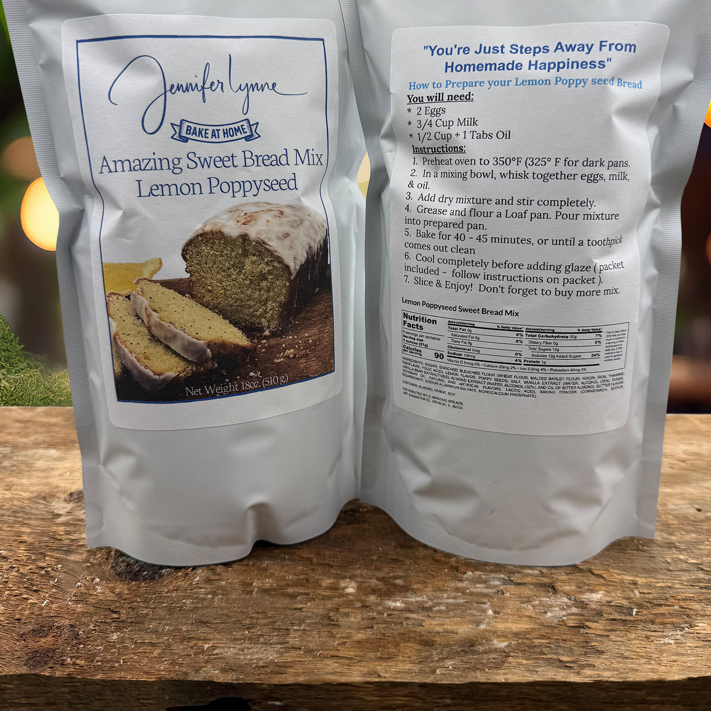 Lemon Poppyseed Sweet Bread Mix