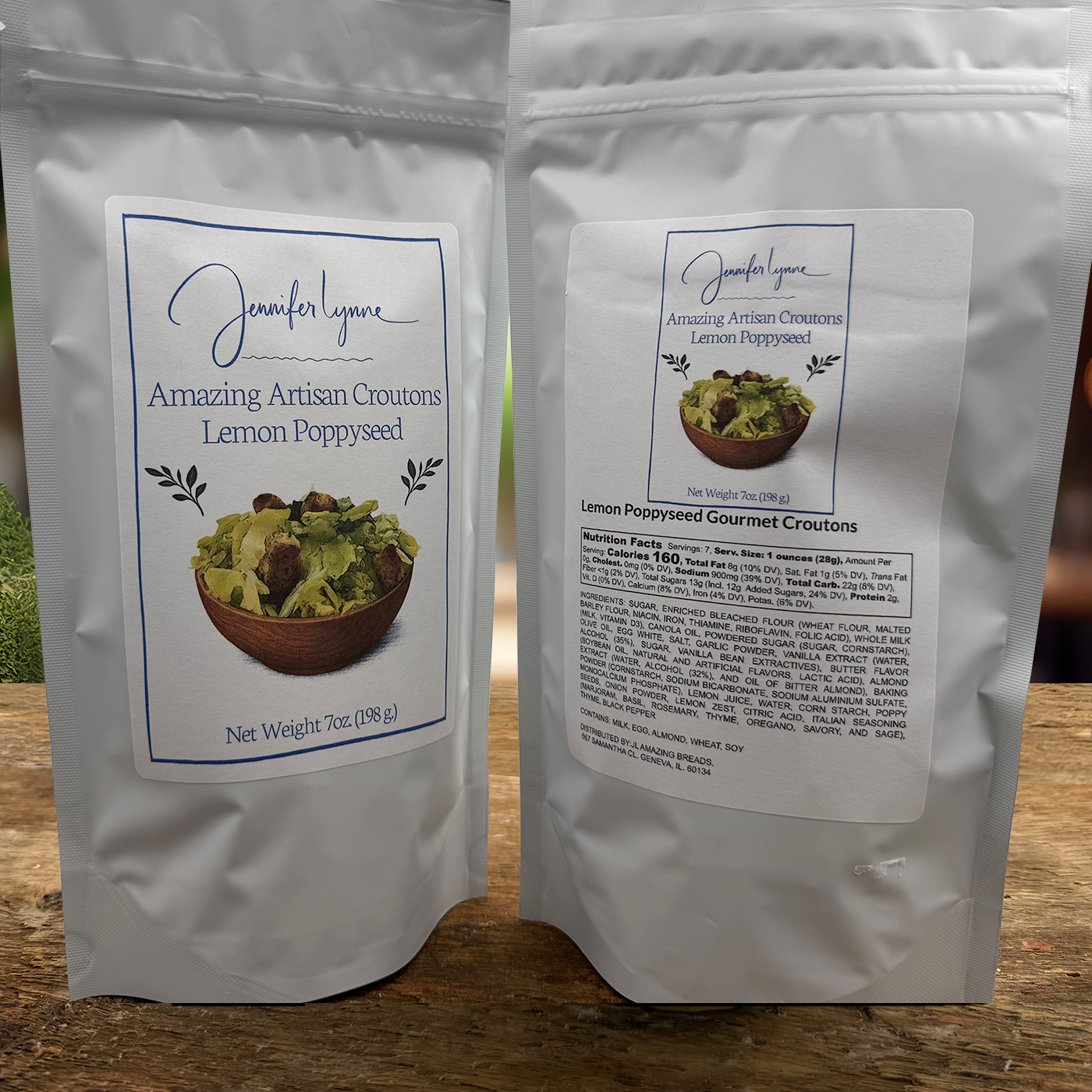 Lemon Poppyseed Gourmet Croutons