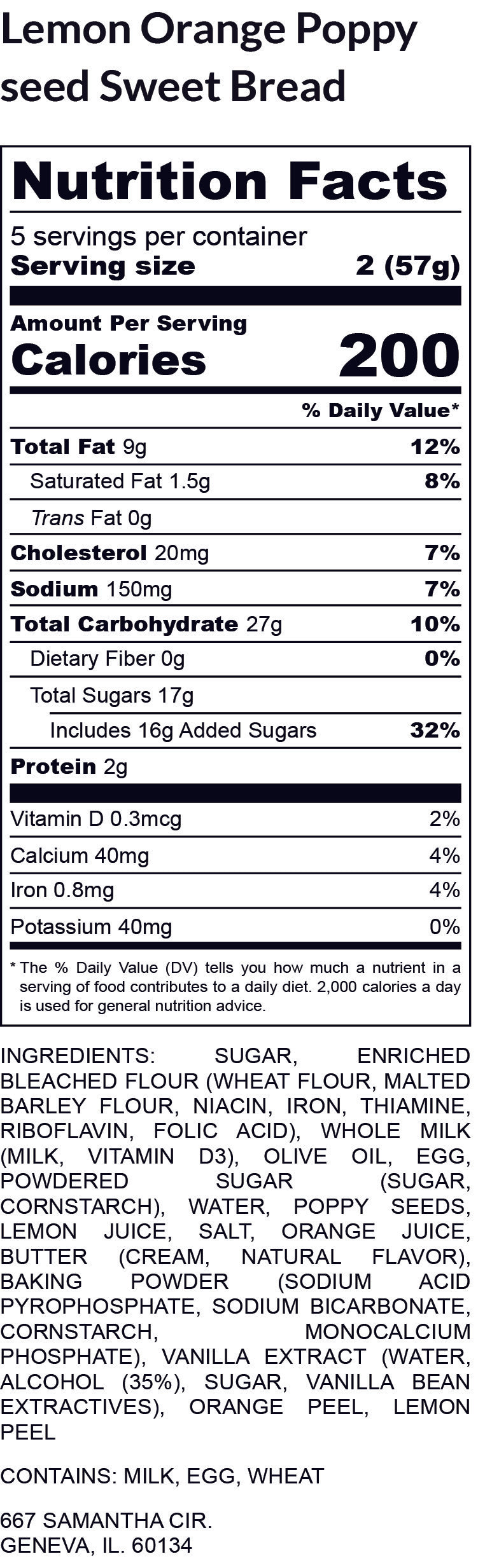 Nutrition Facts