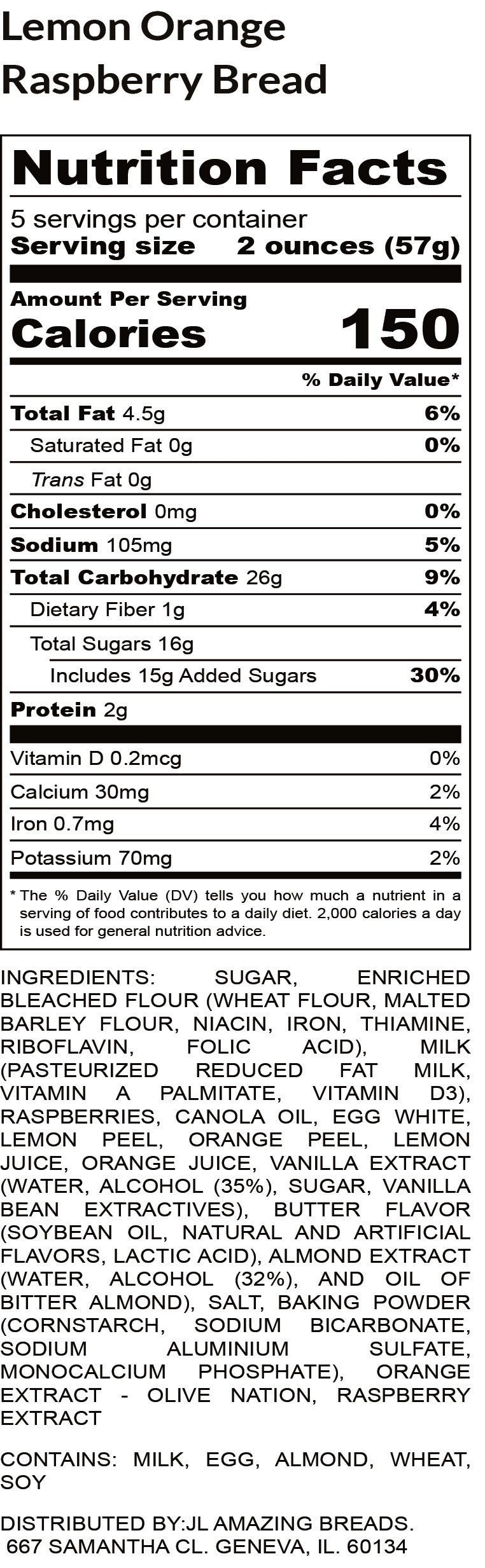 Nutrition Facts