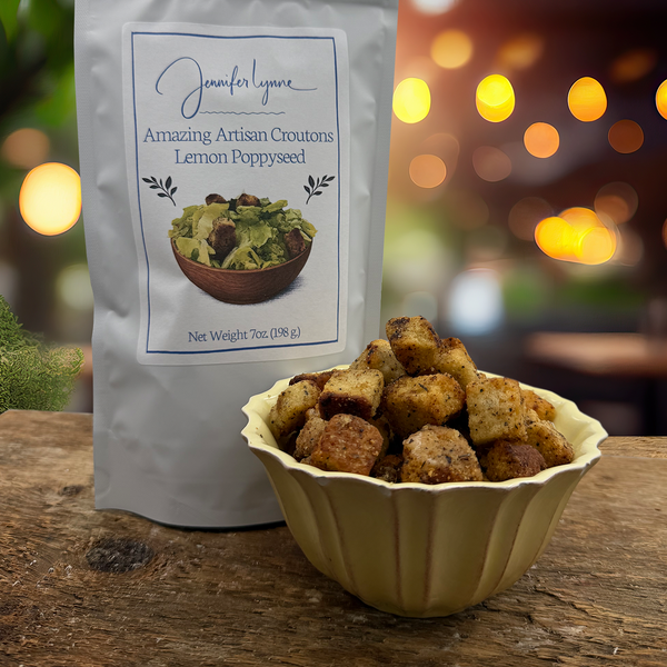 Lemon Poppyseed Gourmet Croutons