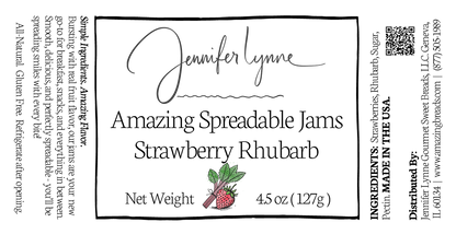 Strawberry Rhubarb Spreadable Jam